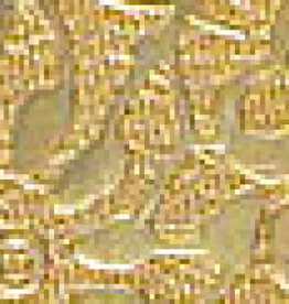 Metalliferous Brass Texture Plate BR4286 4"