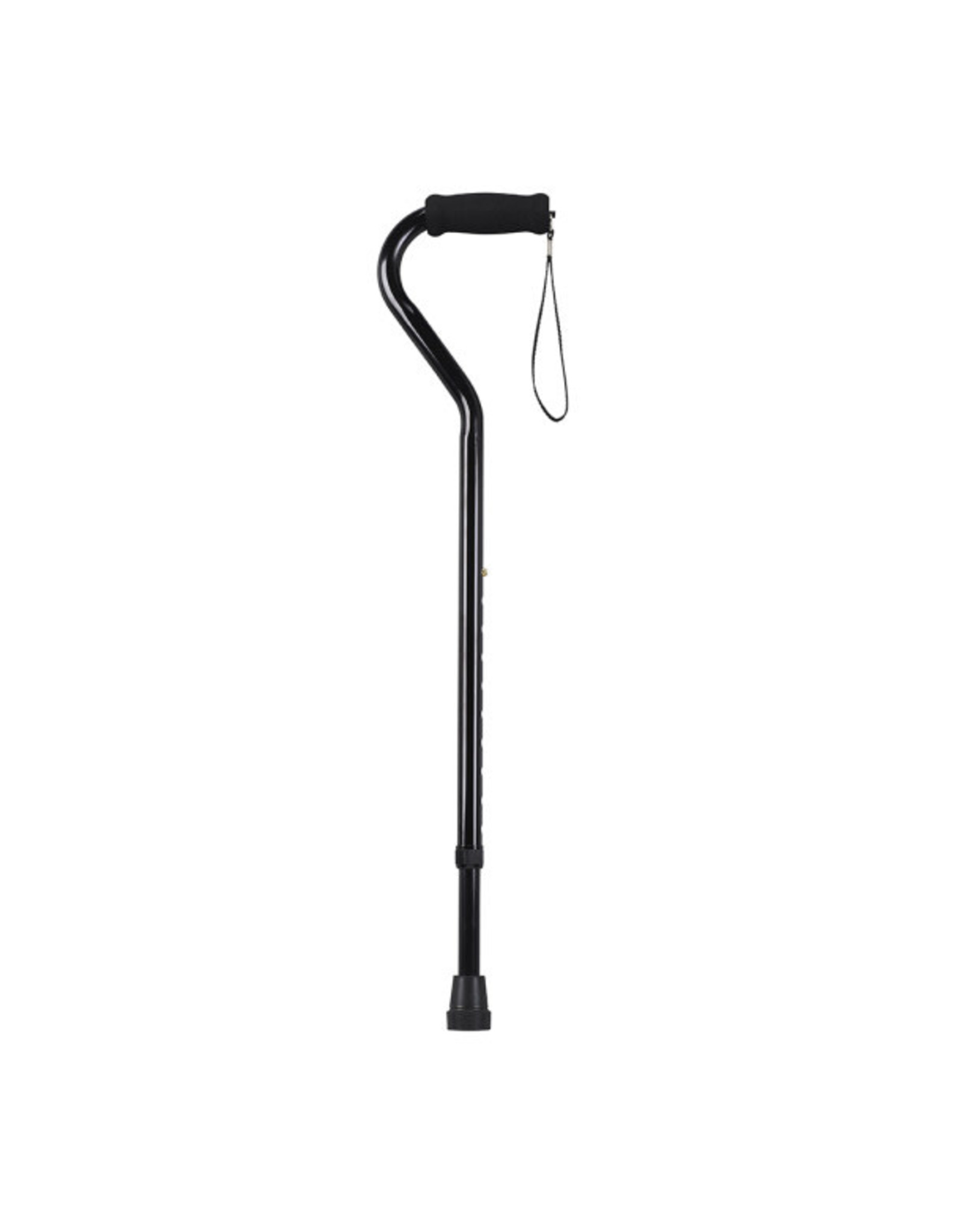 Drive Offset Cane - Black with Soft Foam Handle