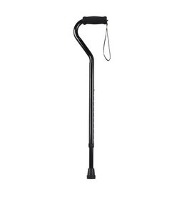 Drive Offset Cane - Black with Soft Foam Handle