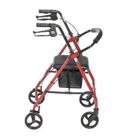 Drive Rollator with 6" wheels - Red