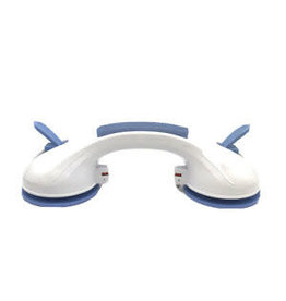 Drive 12" Blue & White Suction Cup Grab Bar