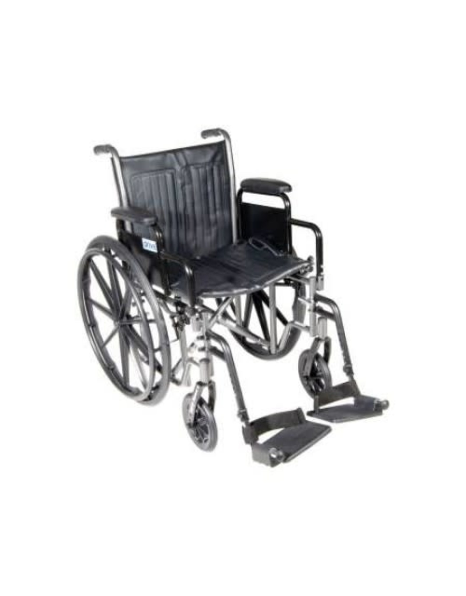 Drive Silver Sport 2 Wheelchair - 18" width, detachable desk arms, swing away footrests