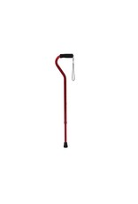 Drive Offset Handle Aluminum Cane - Holiday Red