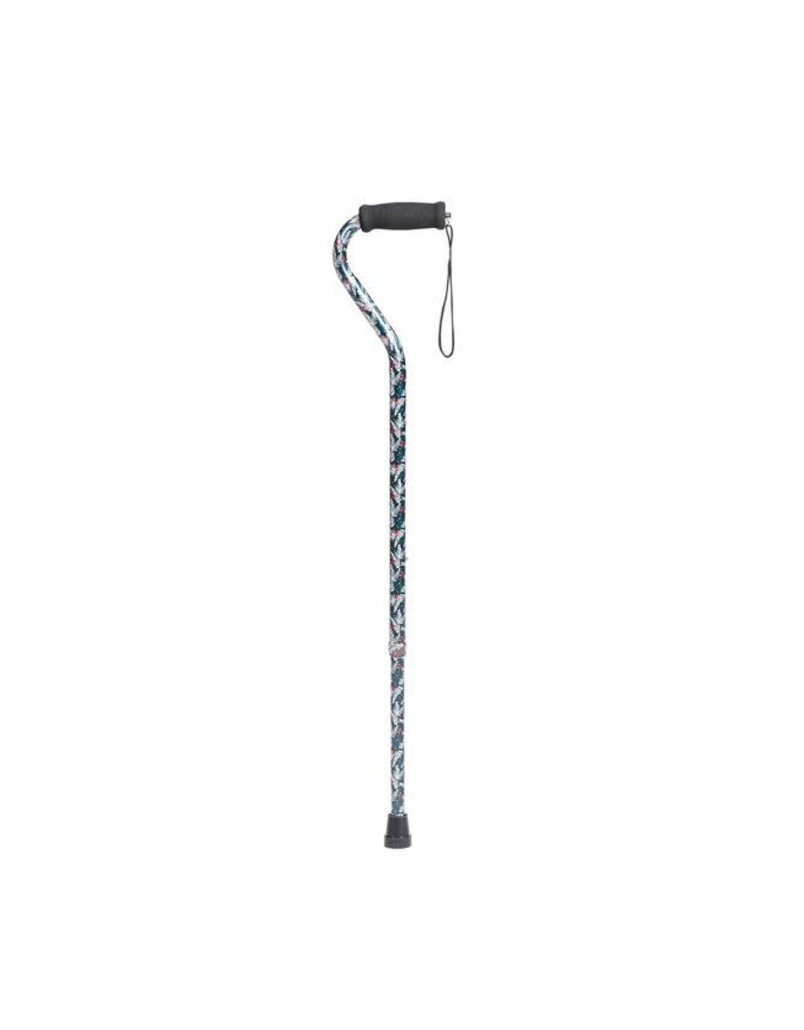 Drive Offset Handle Aluminum Cane - Pine