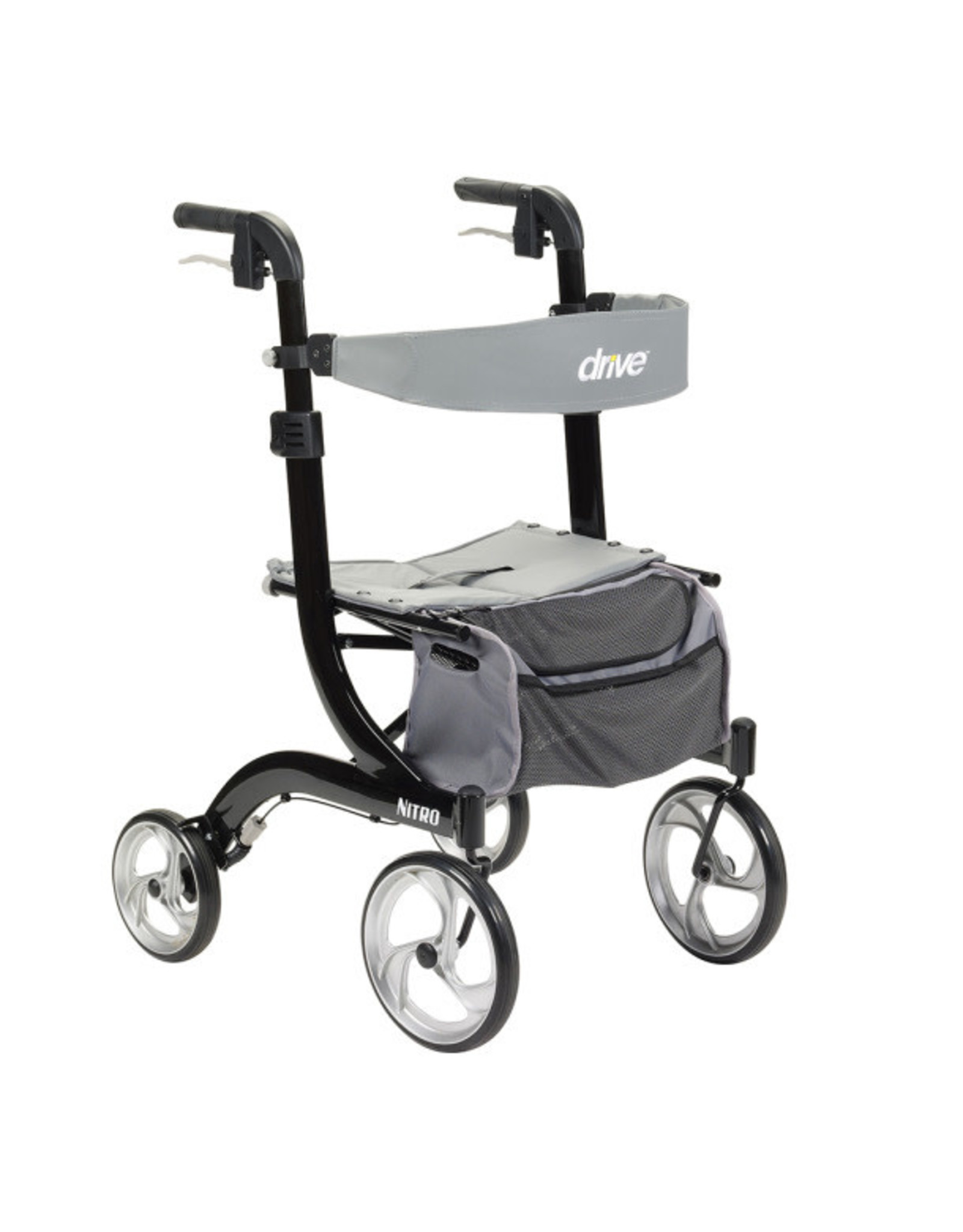 Drive Nitro Rollator Standard Size Black Central States Mobility