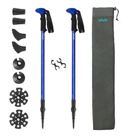 Vive Health Vive Trekking Poles - Blue Geometry