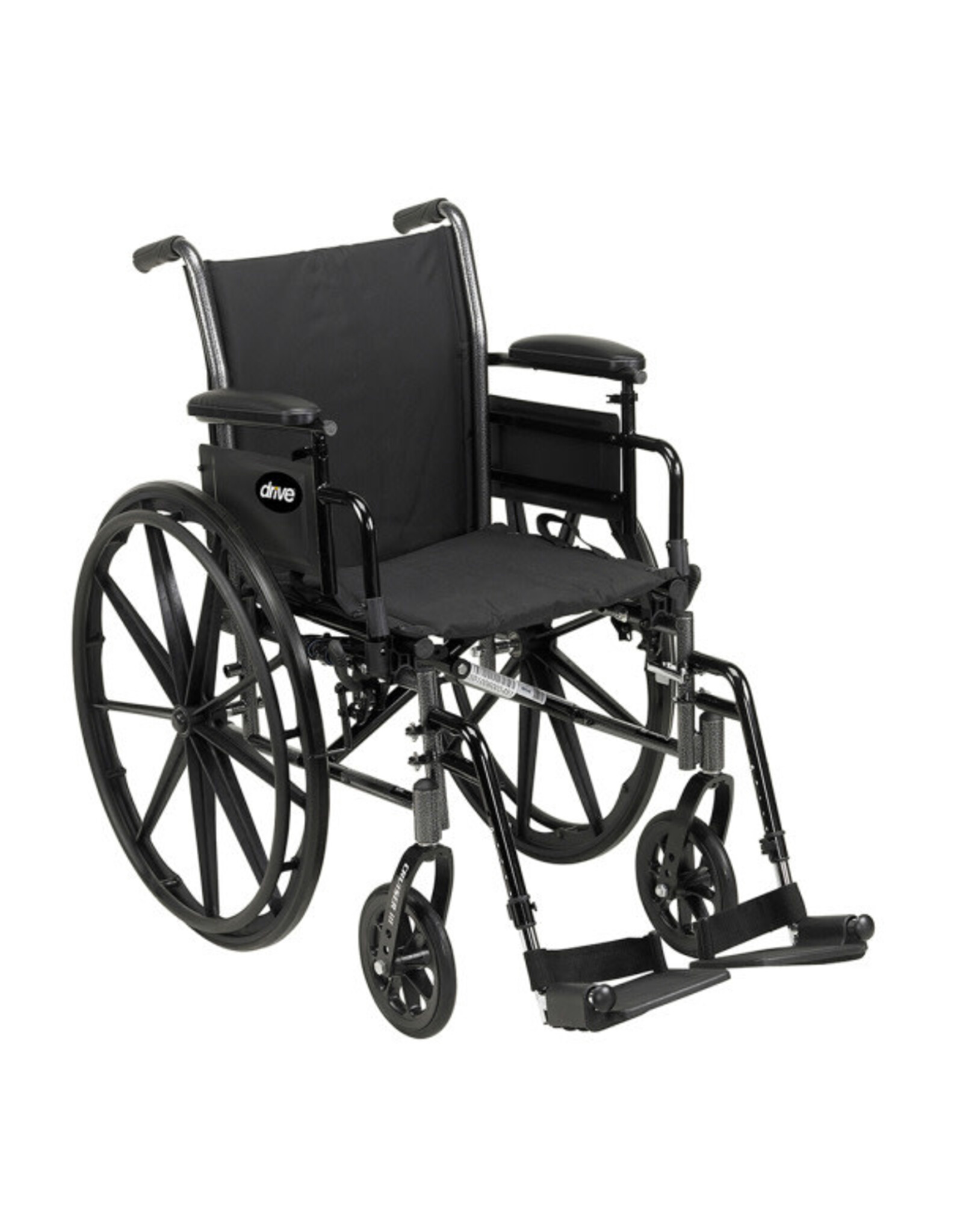 Drive Cruiser III Wheelchair - 20" - Flip Back - Full Armrests