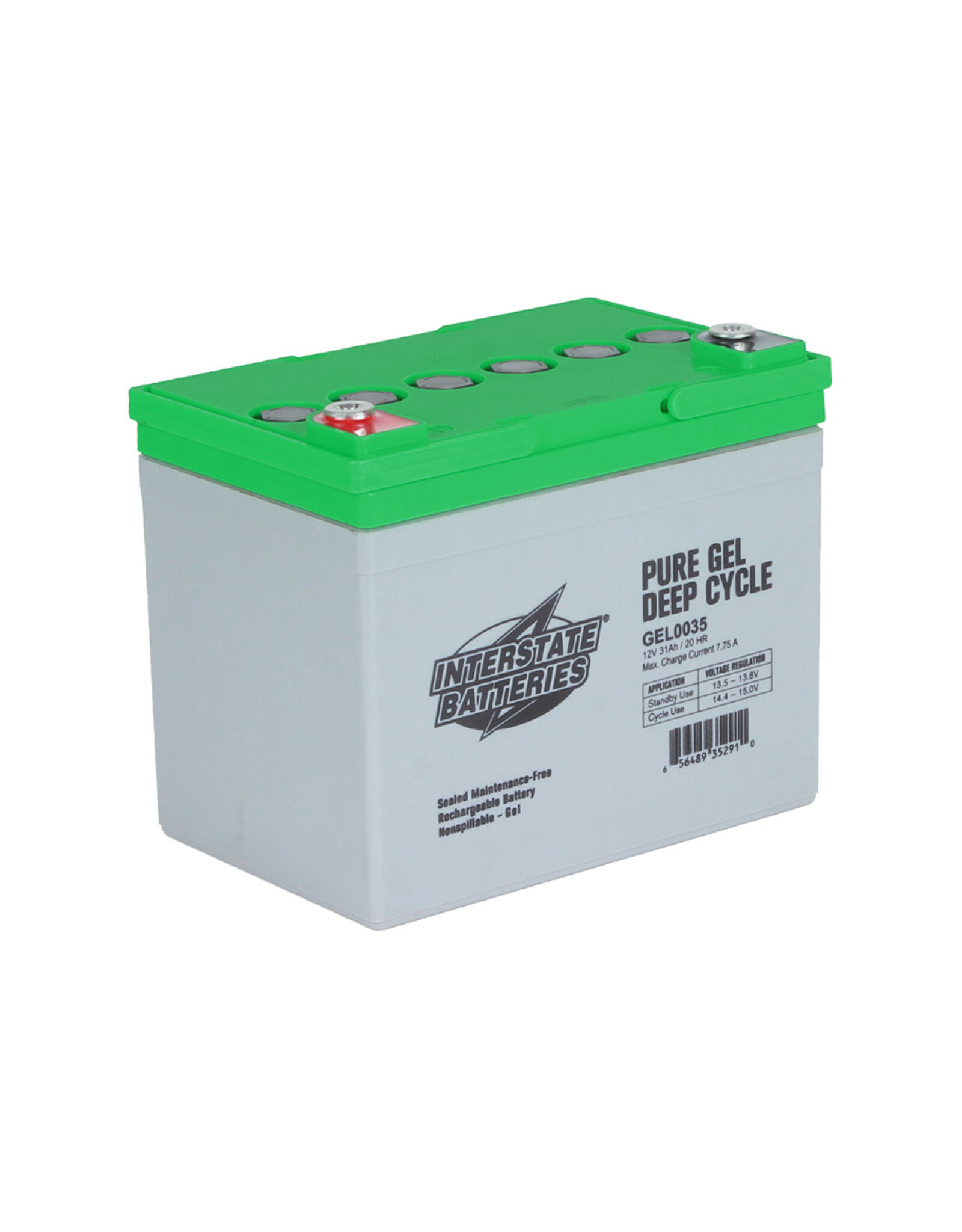 Interstate Battery 12V 31AH Pure Gel - GEL0035