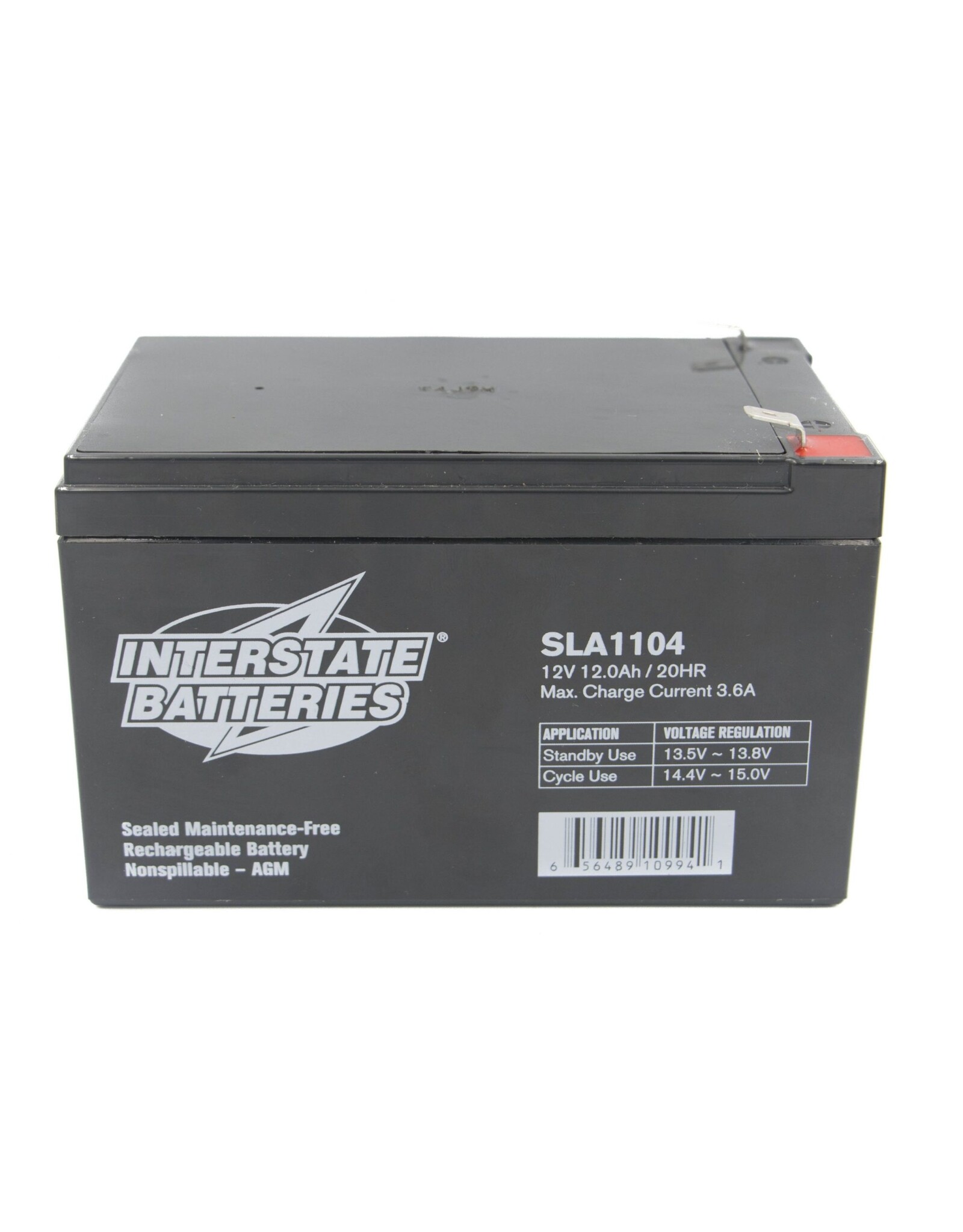 Interstate Battery 12V 12AH SLA 250 FASTON - SLA1104