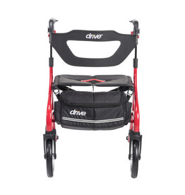 Drive Nitro Sprint Rollator - Red - Including Cup and Cellphone holders