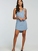 Chaser Chaser Double Scoop Henley Dress