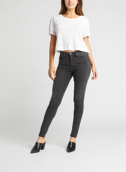 Silver High Note Ankle Skinny