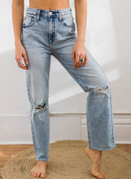 Silver Silver Highly Desirable Straight Denim