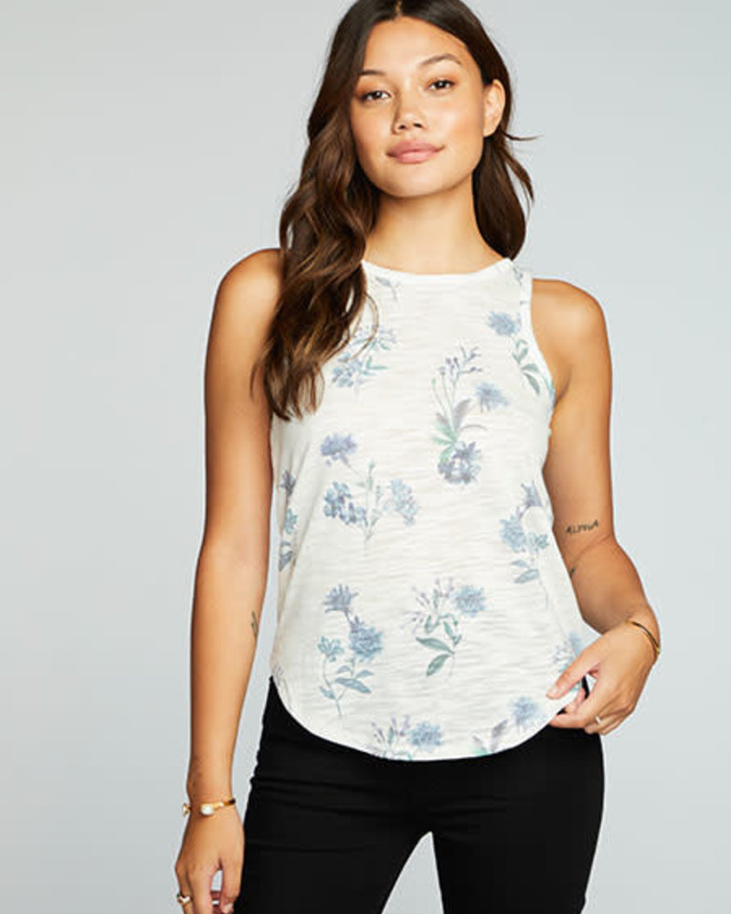 Chaser Chaser Ruffle Back Tank