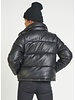 Dex Dex Faux Leather Puffer Jacket