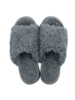 Lemon Fur Berber Slide Slipper