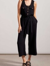 Tribal Tribal Button Front Jumpsuit