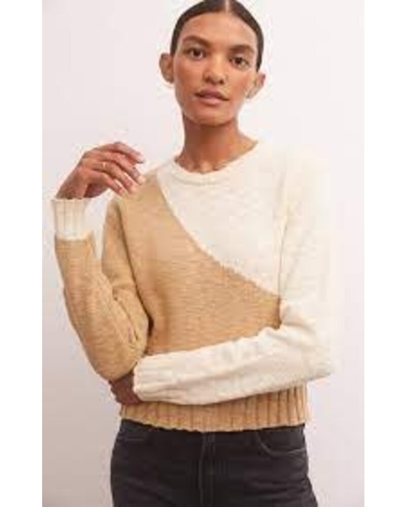 Z Supply Z Supply Nadira Colour Block Sweater