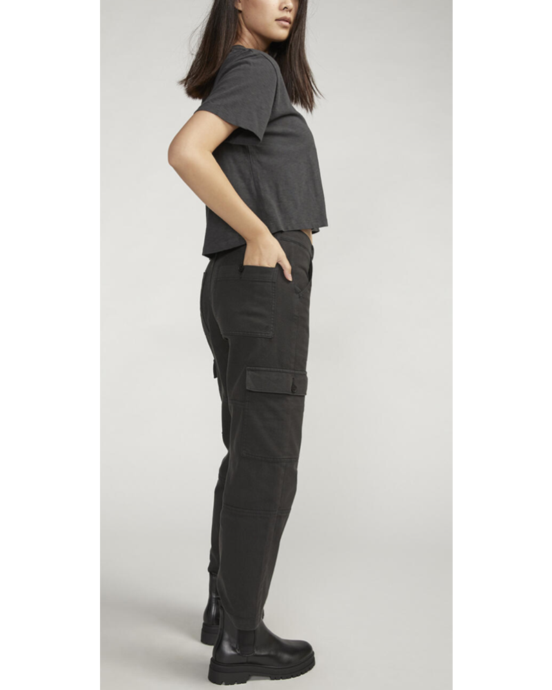 Silver Jeans Cargo Pant - Black – Hallow Clothing Co.