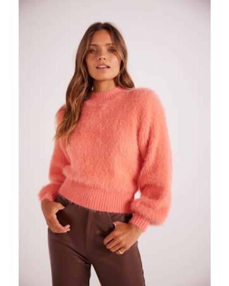 Mink Pink Mink Pink Luma Fluffy Sweater