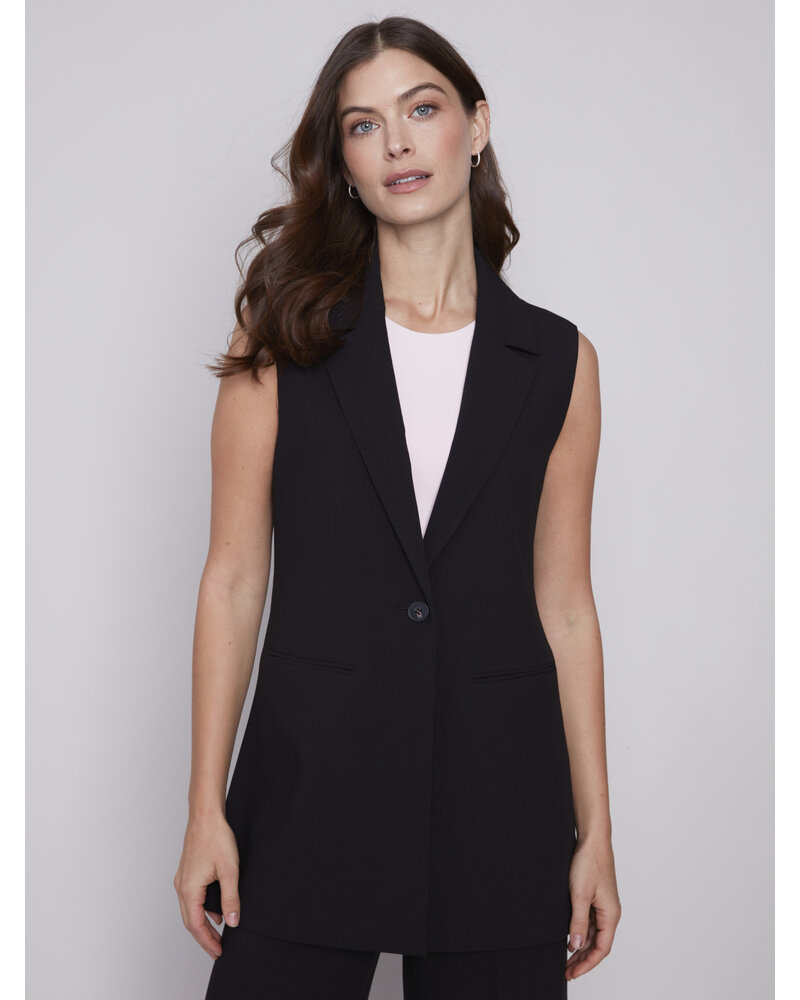 Charlie B Charlie B Sleeveless Tailored Vest