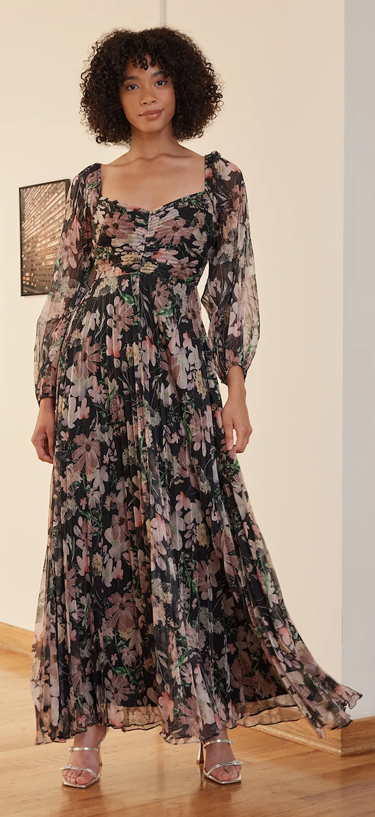 Lucy Paris Lucy Paris Liissiie Pleated Dress