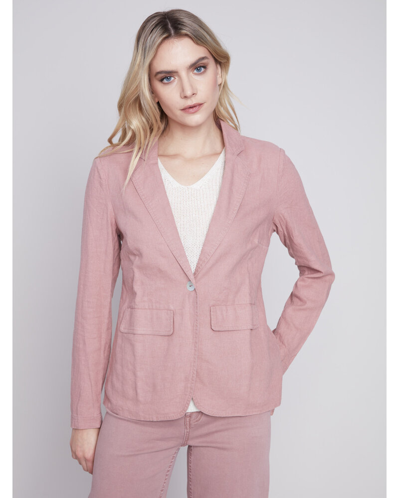 Charlie B Charlie B Linen Blazer