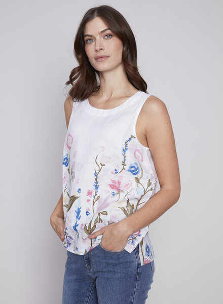 Charlie B Charlie B Border Print Top