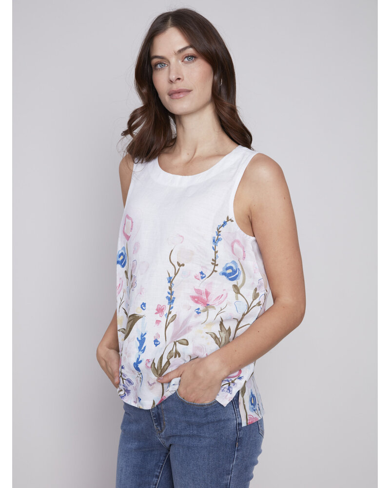 Charlie B Charlie B Border Print Top