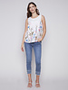 Charlie B Charlie B Border Print Top