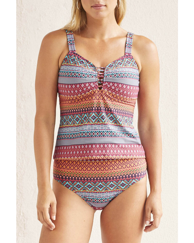 XIX Palms XIX Palms Reversible Tankini Top