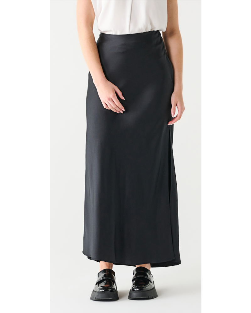 Black Tape Black Tape Satin Maxi Skirt