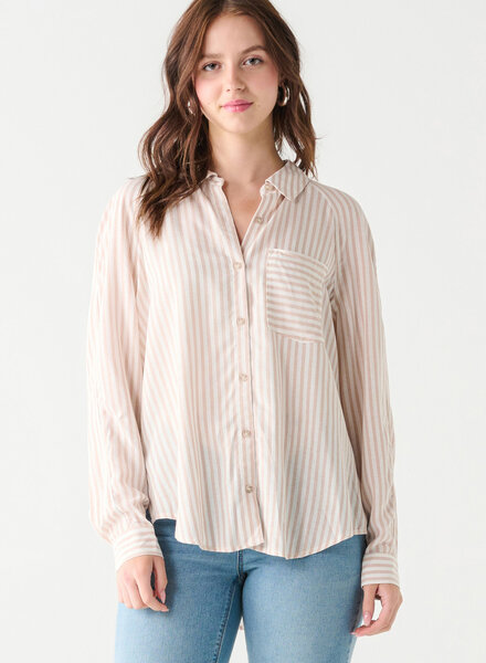 Black Tape Black Tape  Pinstriped Blouse