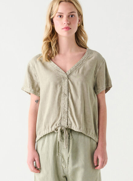 Dex Dex Drawstring Hem Top