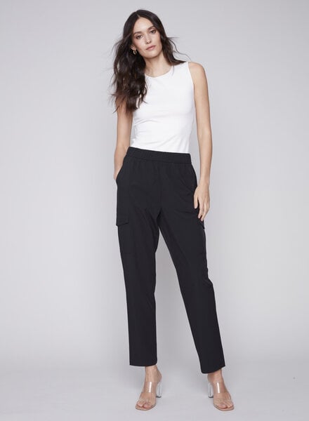 Charlie Paige Women's Ponte Stretch Pants, Black – To The Nines