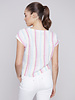 Charlie B Charlie B Striped Front Tie Top