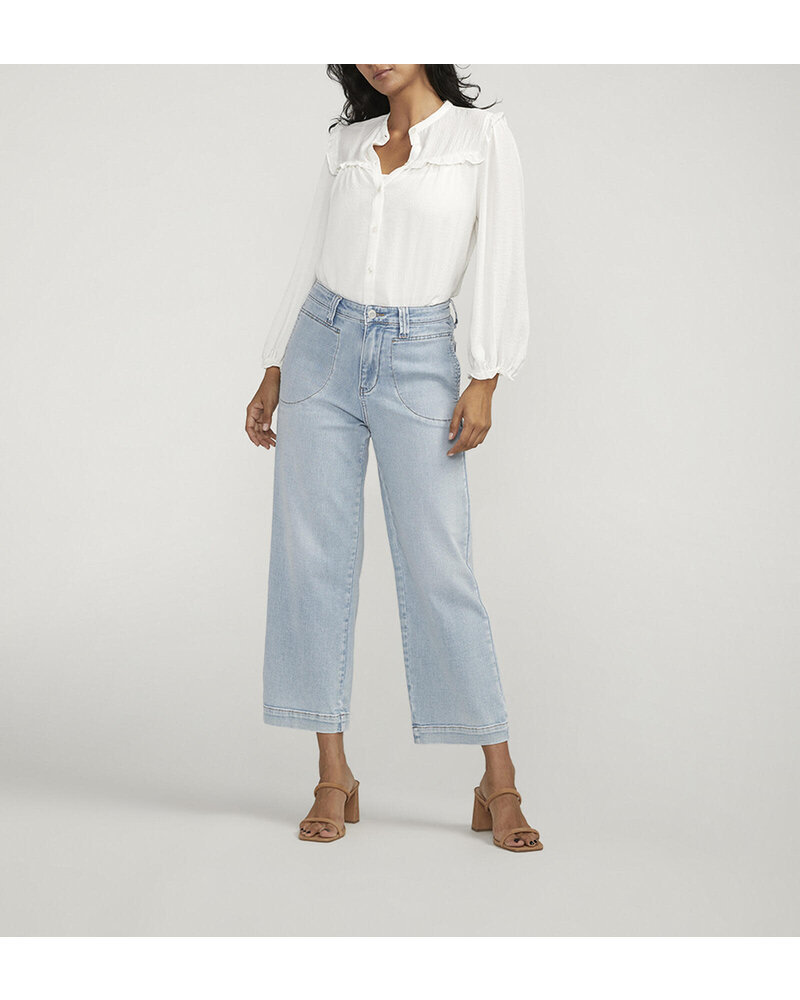 Jag Jag Sophia High Rise Wide Cropped Jean
