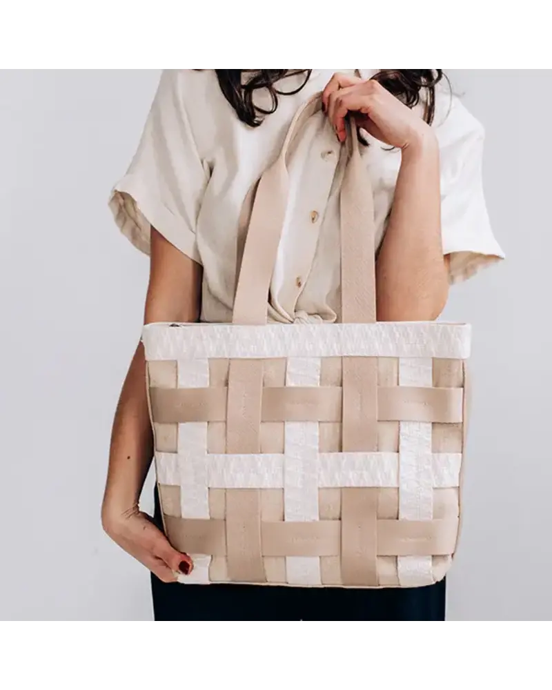 Colab Colab Rae Woven Canvas Tote