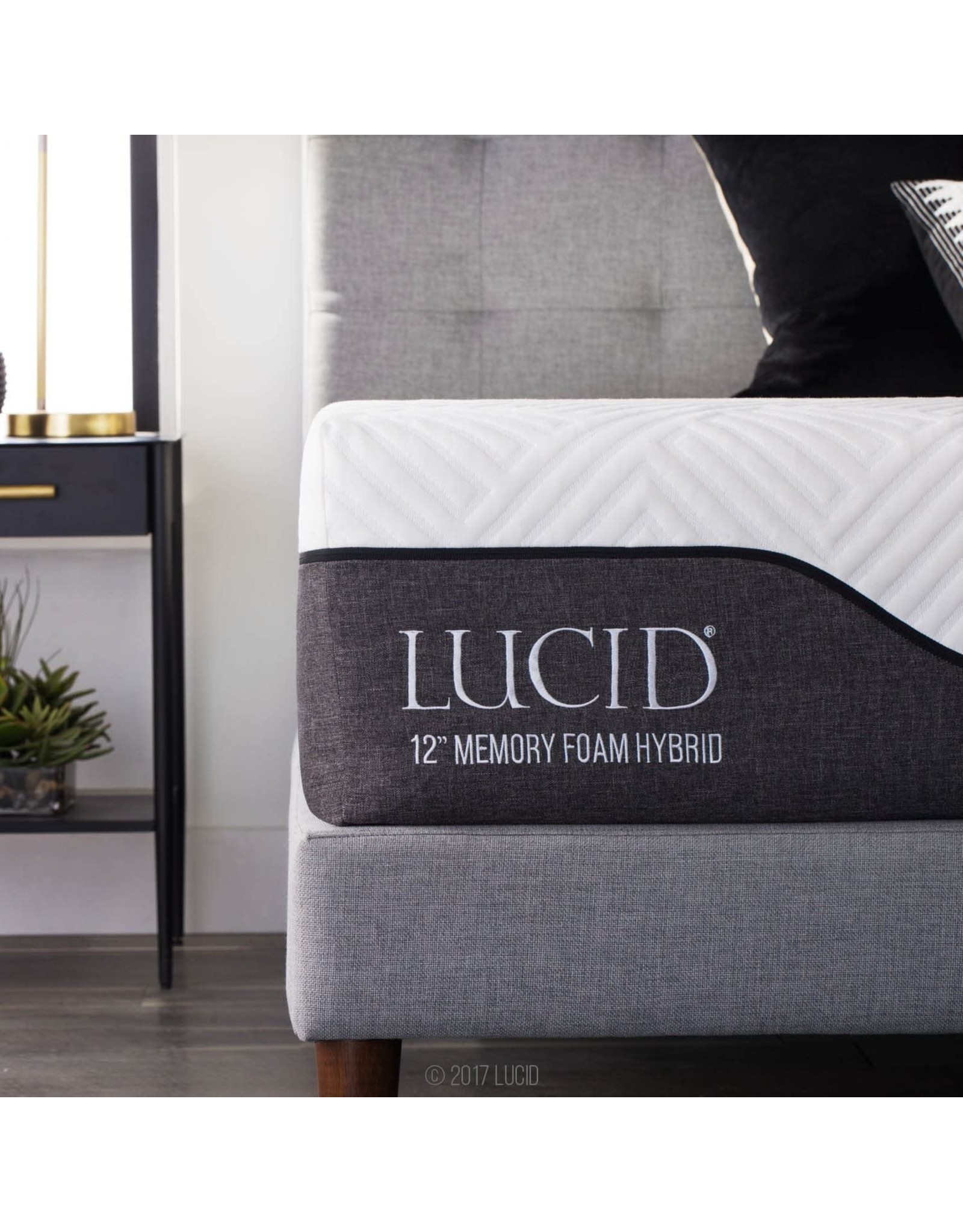 Mattresses Furniture Motion Isolating Springs Bamboo Charcoal and Aloe