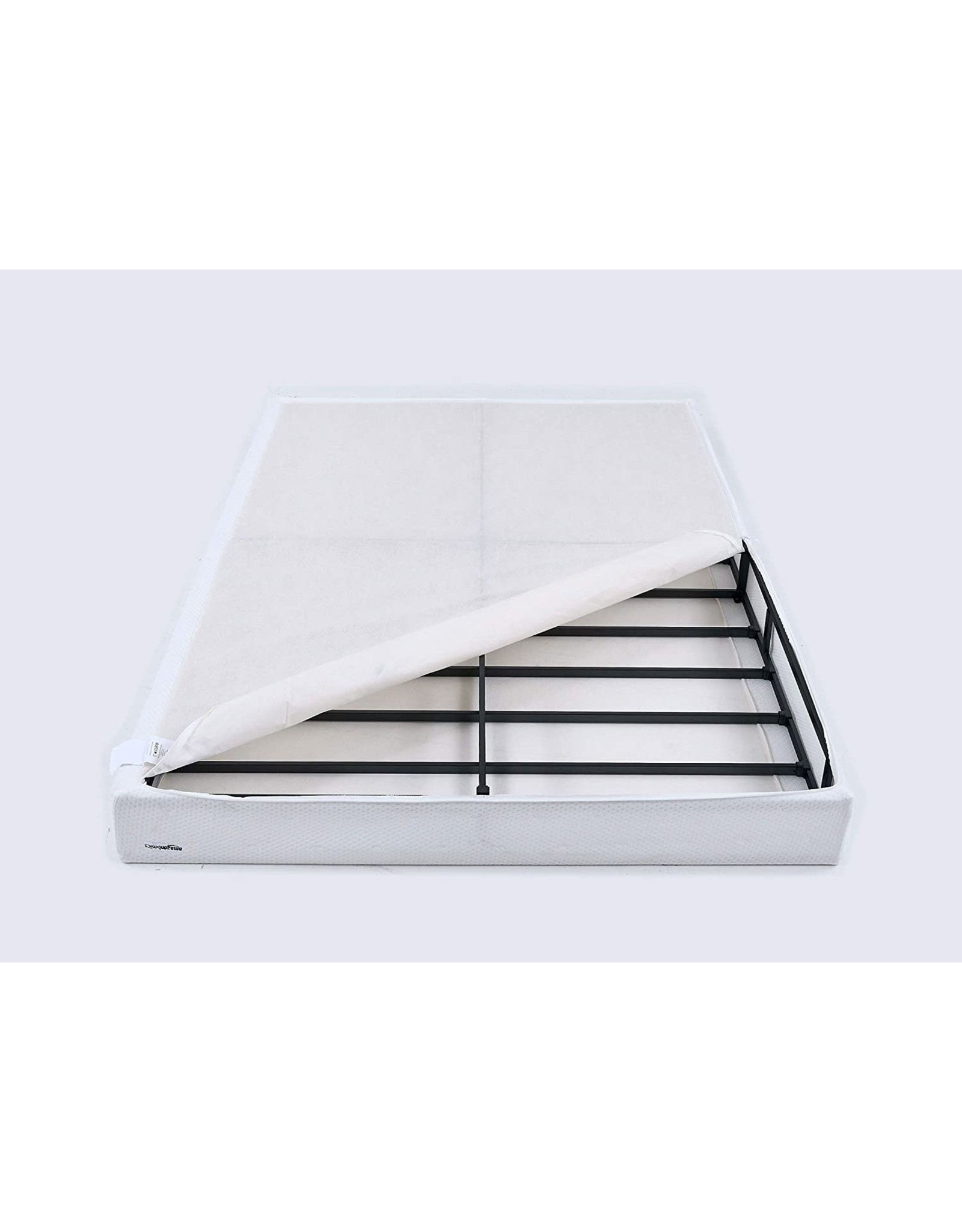 Amazon Basics Mattress Foundation Smart Box Spring Tool Free Easy Assembly 7 Inch King Abusa Buffalo