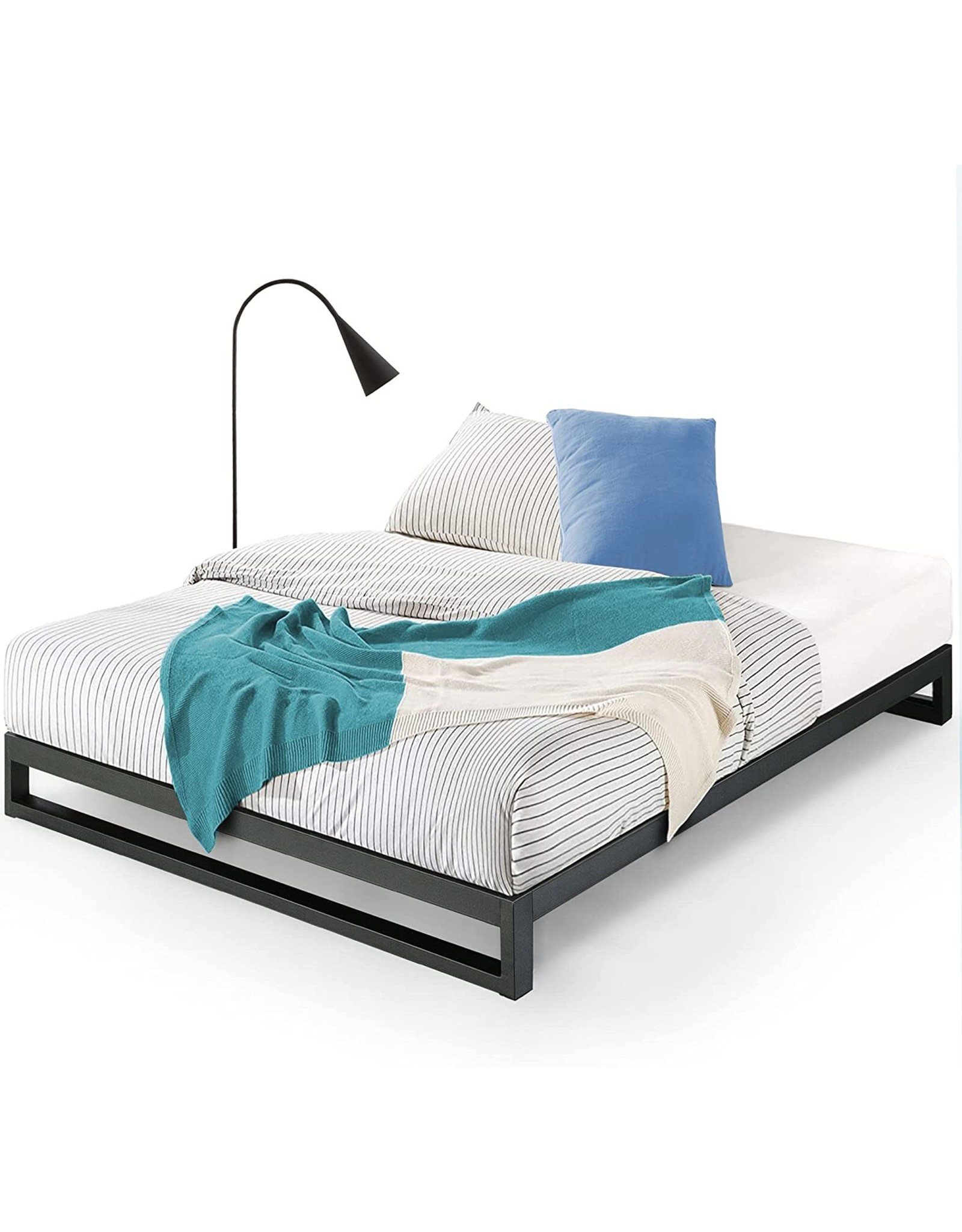 Zinus Trisha Metal Platforma Bed Frame, How To Support A Bed Frame With Wood