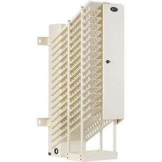 Tripp Lite AC Charging Tower, 16 Device AC Charging Station with Lock, Space Saving Design, Open Frame, White (CST16AC)