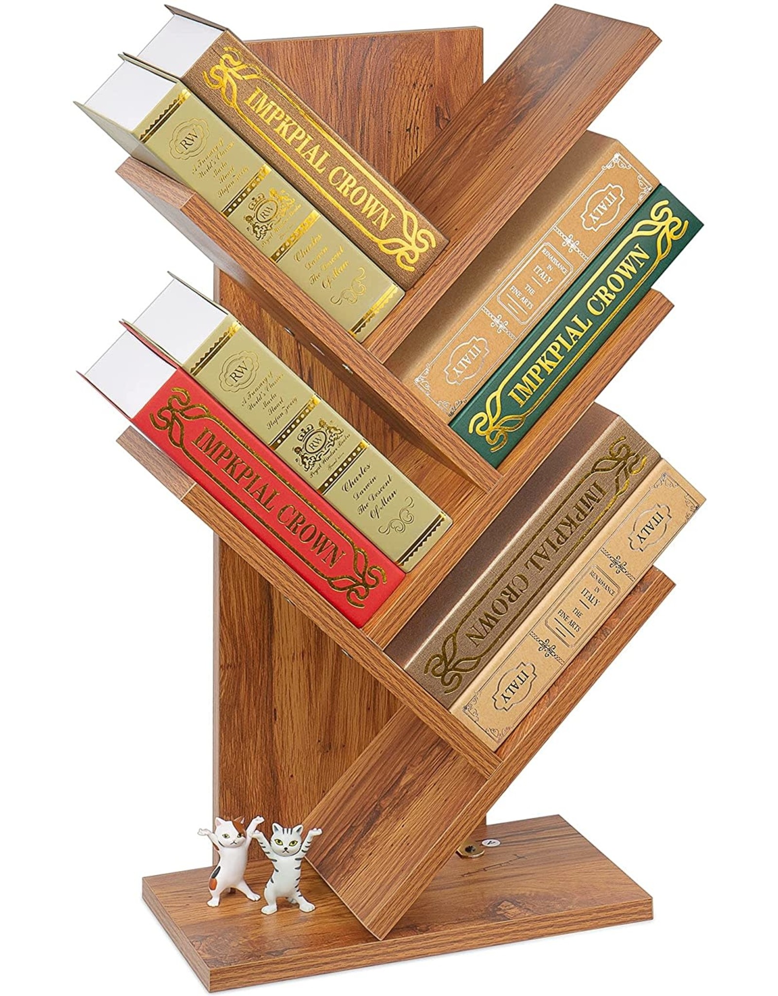 Tabletop Bookshelf, Tree Shape Bookshelf, Book Storage Organizer