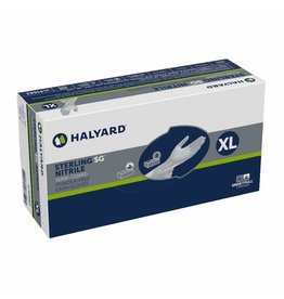 HALYARD HALYARD STERLING SG Exam Gloves, Powder-Free, Sensi-Guard, 3.5 mil, X-Large, 41662 (Sold as Case of 10 boxes of 230 Gloves per Box)