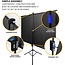 KODAK 100 Projection Screen  Portable Lightweight White 16:9 Projector Screen, Adjustable Tripod Stand & Storage Carry Bag  Adjustable Height & Easy Assembly for Home, Office, School & Church