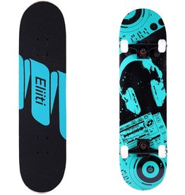ELIITI ELIITI Skateboard Pro 31 inch Complete Skateboard Maple Wood Double Kick Trick Board for Teens Adults Beginners 220lb