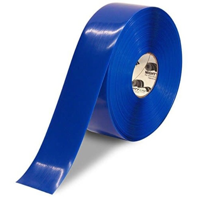 Mighty Line Floor Tape 3 inch Blue 100' Roll - Amazing Bargains USA -  Buffalo, NY