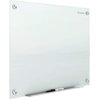 Quartet Quartet Glass Whiteboard, Magnetic Dry Erase White Board, 6' x 4', White Surface, Infinity (G7248W)