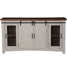 Martin Svensson Home Martin Svensson Home Taos 70" TV Stand  Antique White & Aged Distressed Pine