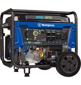 Westinghouse Westinghouse WGen9500DF Dual Fuel Portable Generator-9500 Rated 12500 Peak Watts Gas or Propane Powered-Electric Start-Transfer Switch & RV Ready, CARB Compliant